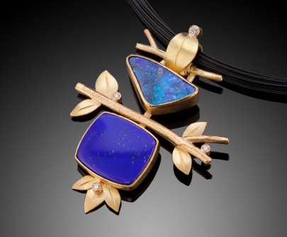 Sky & Water Through the Branches Pendant